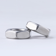 304 stainless steel hexagonal thin nut 316 screw nut set fine pitch small pitch flat screw nut M3M4M5M6M8-M30