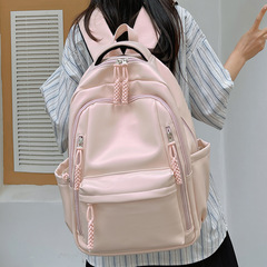 Women's Short Trip Large Capacity Travel Backpack Outdoor Hiking Laptop Bag Middle School University Student School Bag