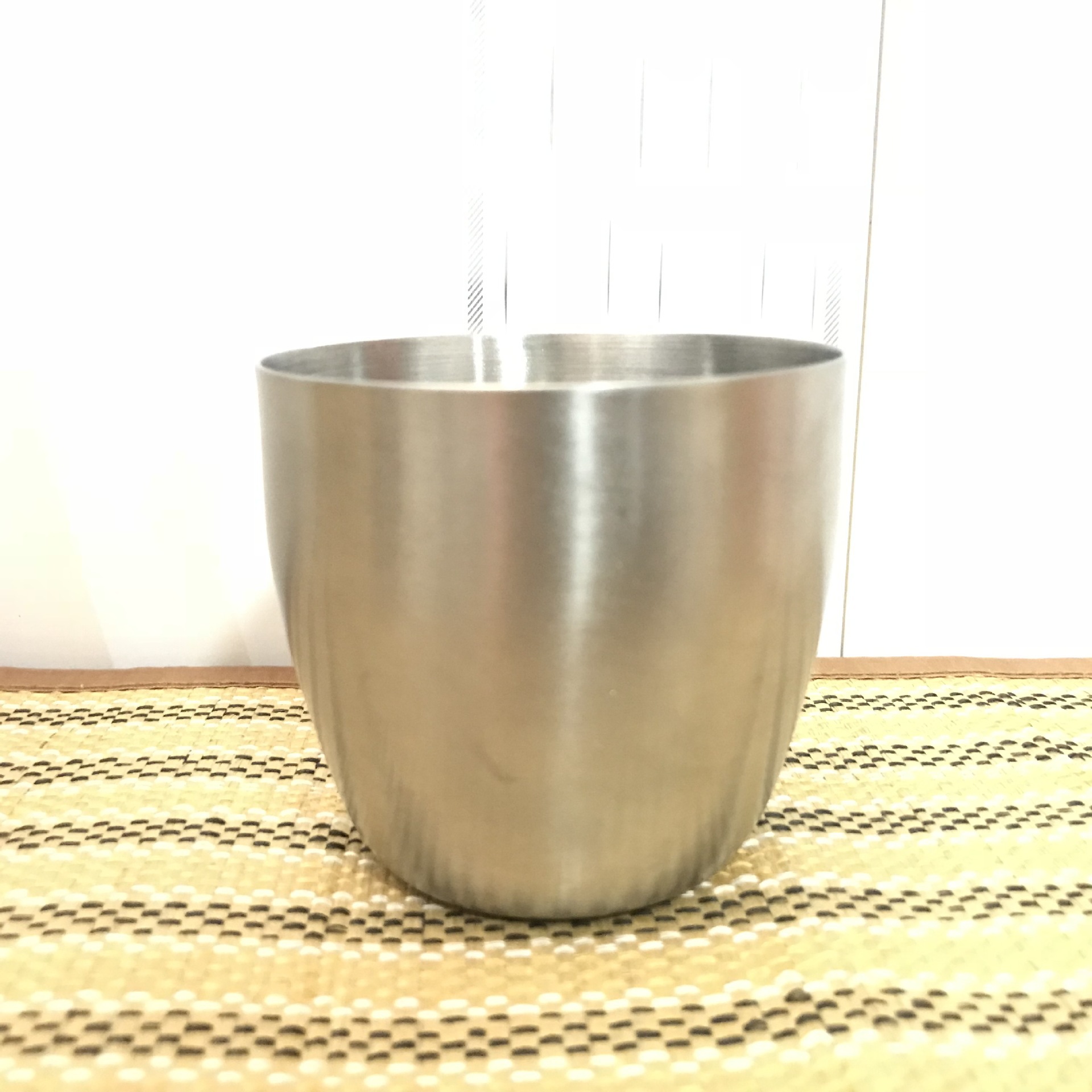 304 tazas de cerveza de acero inoxidable engrosadas tazas coreanas tazas de agua redondas de una sola capa tazas de comidas tazas de logotipo creativo