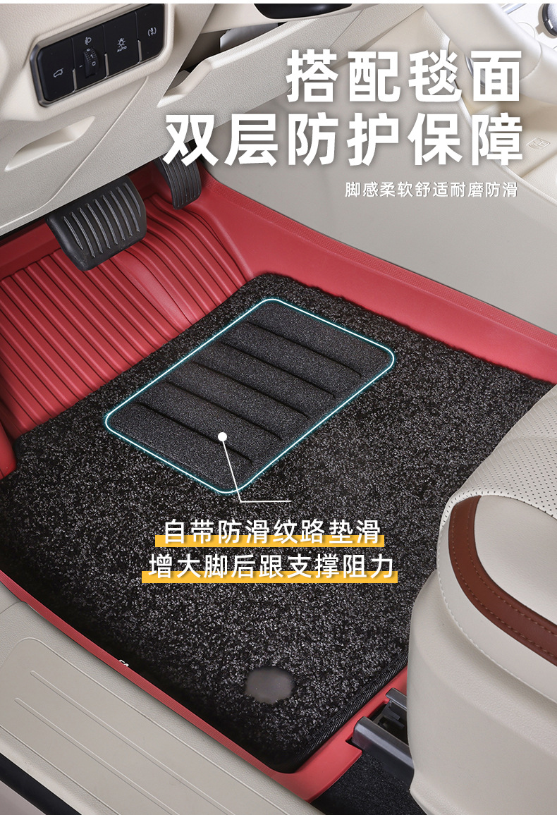 Suitable for All Tpe Ora Good Cat Lightning Cat Floor Mats, High-Edge Anti-Odor Injection Molded Car Floor Mats, Anti-Slip Trunk Mat