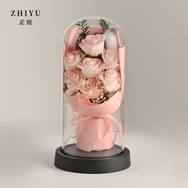 鲜花花艺制品;永生花;圣诞花环