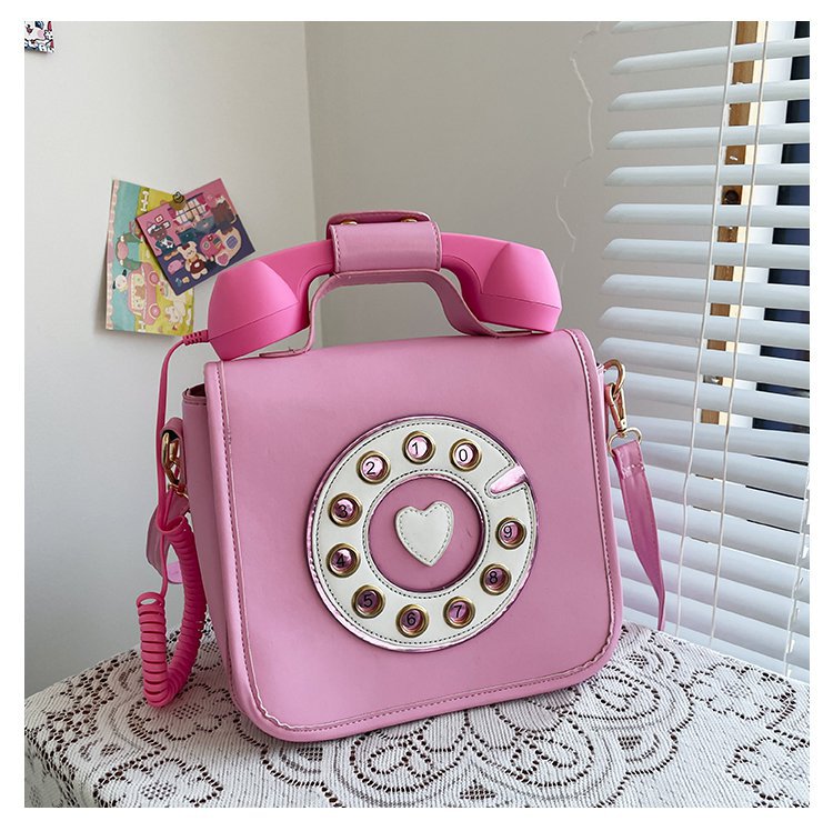 Wholesale Fashion Creative Gradient Color Telephone Messenger Bag Nihaojewelry display picture 19