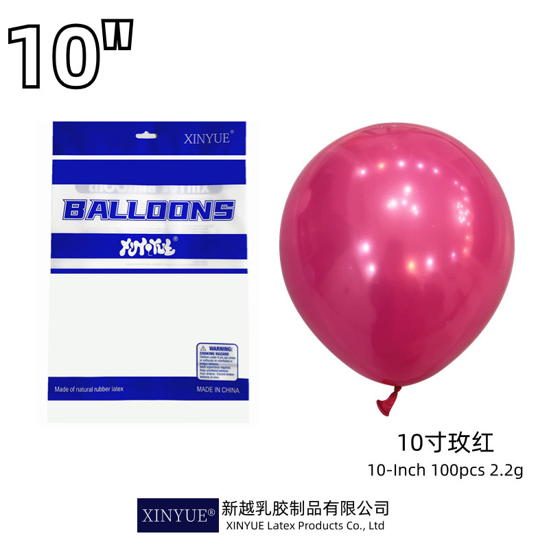 10 inches 2.2g rose red 100 pcs/pack