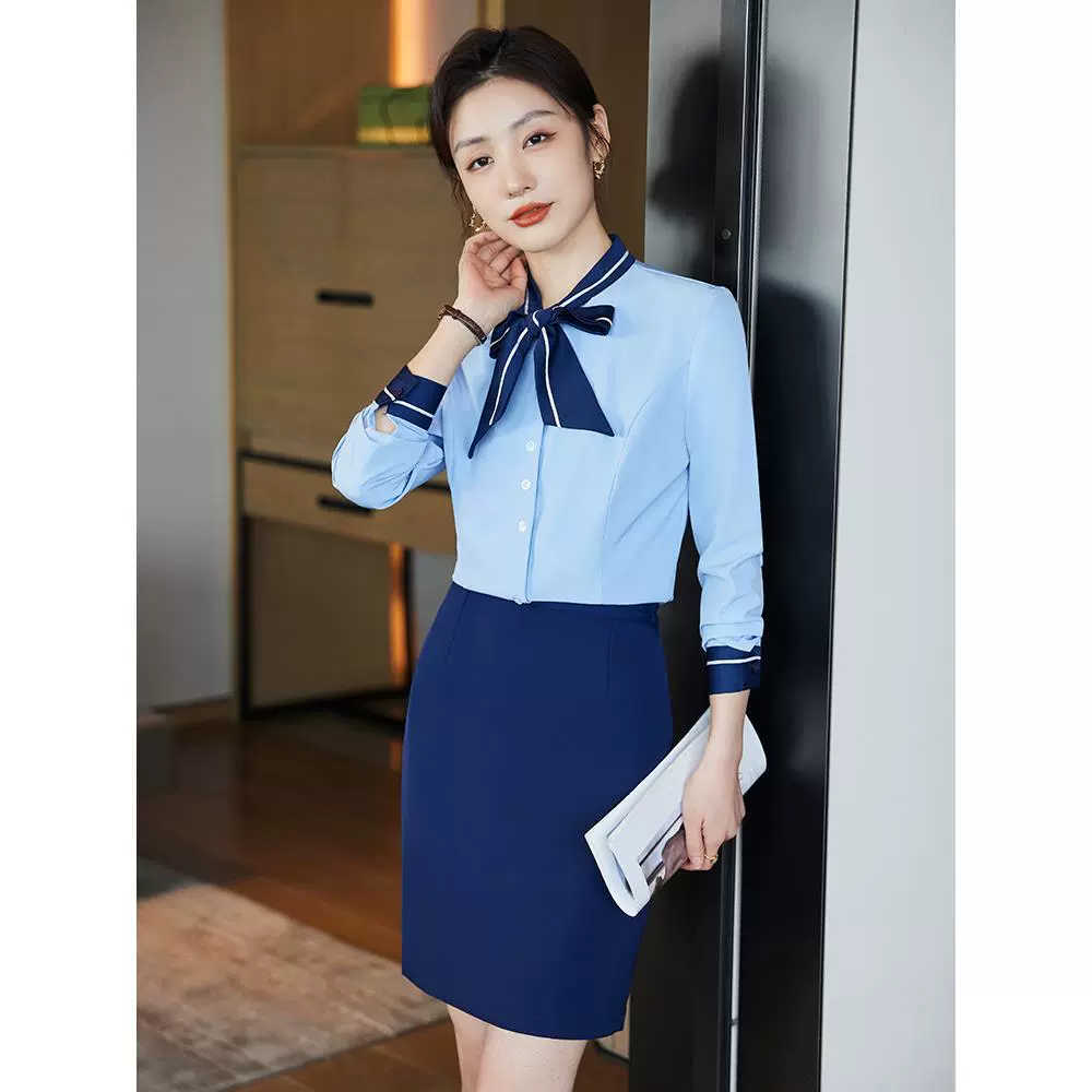 Shirt with bow, autumn overall