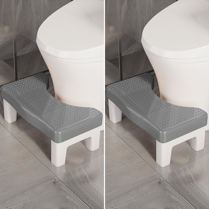 家庭用トイレスツール、厚みのある滑り止めトイレしゃがみ、子供と大人のフットスツール、トイレスツール、妊婦用フットスツール、バスルーム|undefined