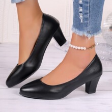 D 28118 Pointed Toe Low Heel Shoes ��ͷ�͸�Ь ŷ���羳