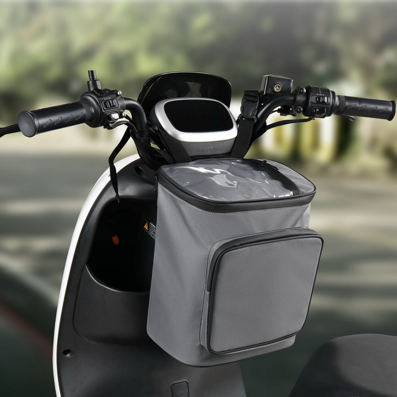 대형 배터리 자동차 전면 보관 가방 옥스포드 천 - 회색