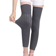 膝カバー男女秋冬ウール保温老寒脚関節防寒炎を厚くして、ダウンを防ぐ
