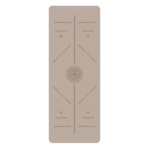 Rubber yoga mat pu anti-slip sweat-absorbent fitness mat thickened local tyrants mat shop logo spot lettering multicolor mat
