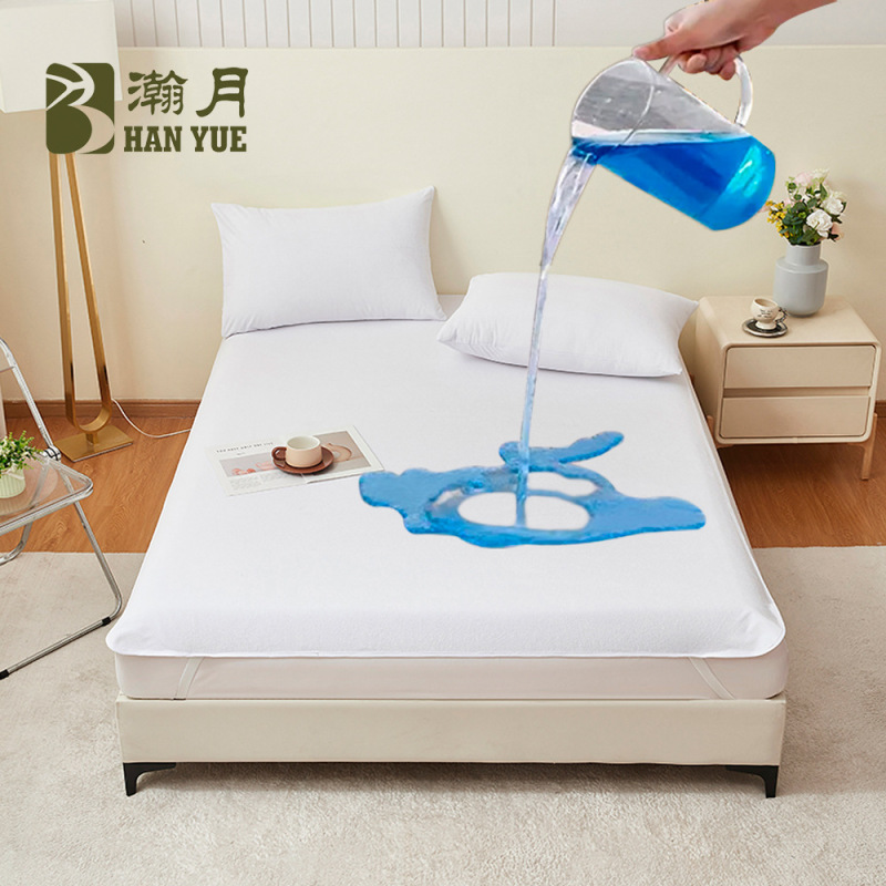 Cross-border Amazon Microfiber Towel Cloth Waterproof Bed Sheet Bed Cover Simmons Mattress Protective Cover Urine-proof Bedspread