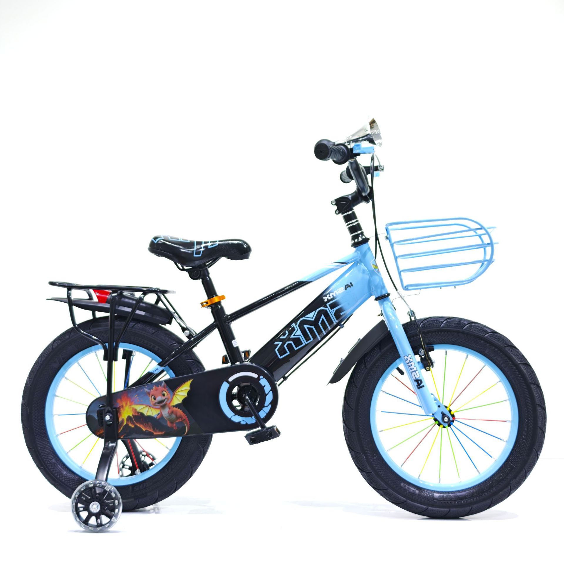 Children's Bicycles for Boys and Girls, Two-Wheeled Bicycles, 3 to 6 Years Old, 8 to 12 Years Old, Auxiliary Wheel Student Bicycles