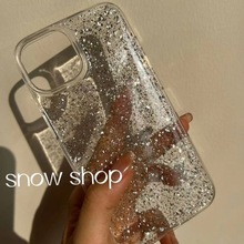 ins高级银箔适用红米k70/k60k50滴胶手机壳小米14/13软note8910女