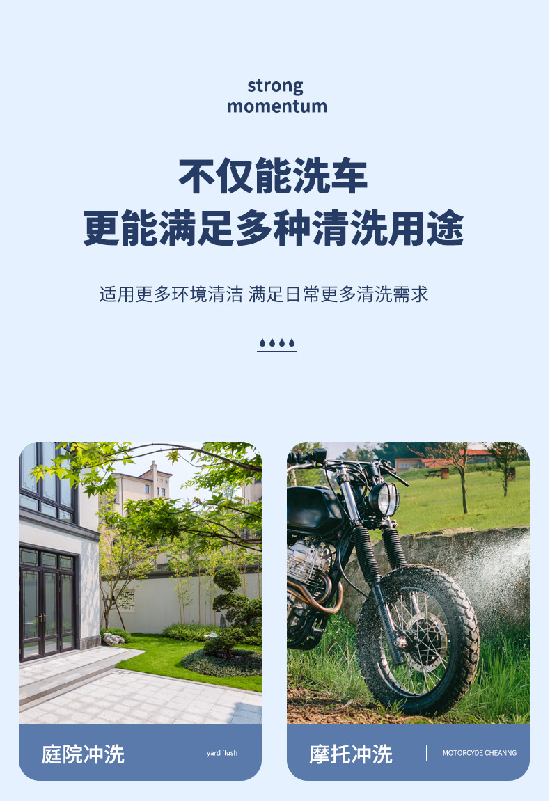 Wireless Lithium Battery Car Washing Machine Household High-Pressure Car Washing Water Gun Portable High-Power Lithium Battery Car Washing Water Gun Manufacturer Wholesale