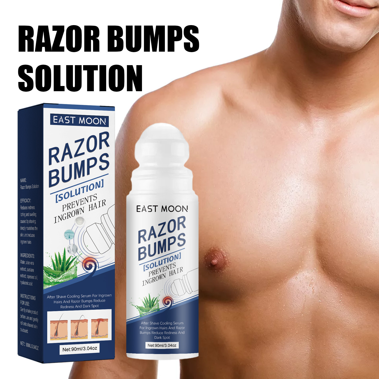 Pflegender After-Shave Repair Essence Roll-On für trockene und gerötete Haut_voghion.com