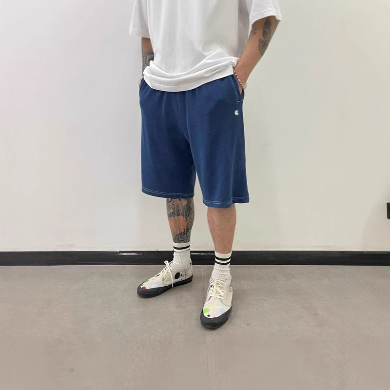 Special Offer Carhart Wip Embroidered Summer Washed Tie-Dye Loose Sports Casual Shorts Special Offer Carhart Wip Embroidered Summer Washed Tie-Dye Loose Sports Casual Shorts