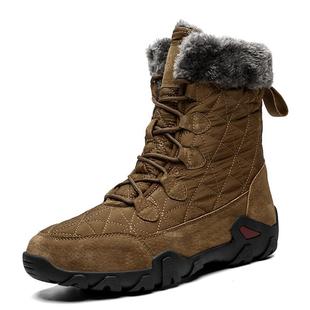 2023 new cross-border plus size snow boots pigskin waterproof cloth-