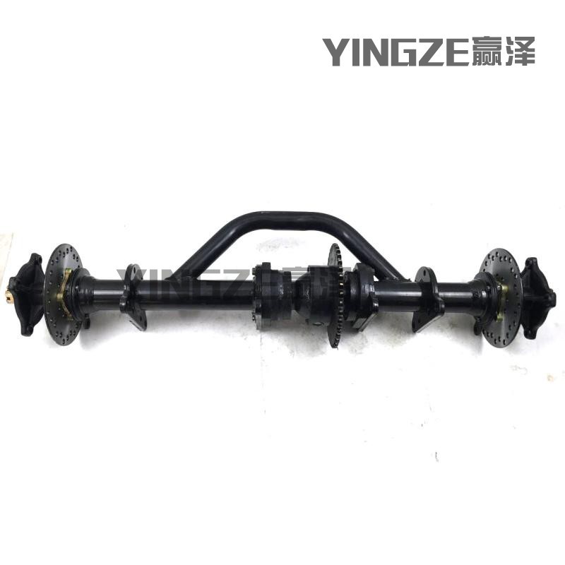 Quad bike, ATV, go-kart modification accessories, chain drive differential rear axle, dual disc brakes 81CM/100CM