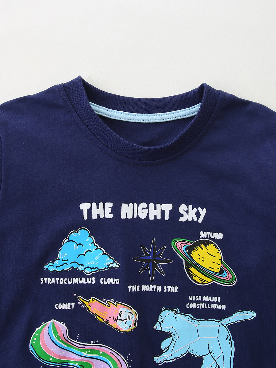 26 nuevas camisetas de manga larga para niños, estilo otoñal, sudaderas de manga larga a la moda de estilo europeo y americano para niños, jerseys de cuello redondo con dibujos animados image 5