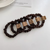 Hair rope, elastic durable advanced hair accessory, wholesale, simple and elegant design, high-quality style, 2023