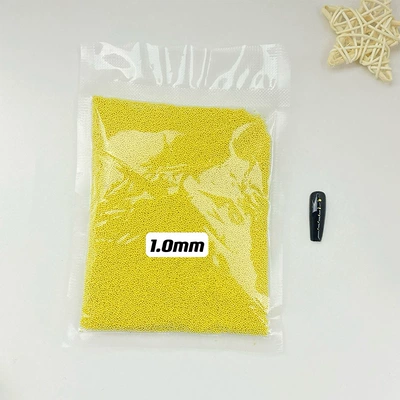 Dırnaq bəzəkləri: wholesale solid steel ball whole - 1mm-gold-1kg-pack