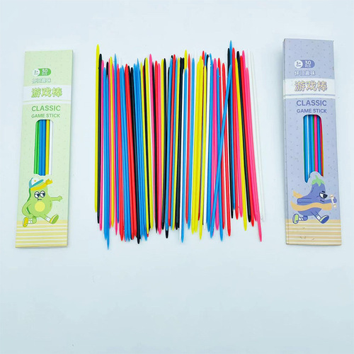 Post-80s nostalgic game stick parent-child early education tabletop game picking stick plastic counting stick children's toys wholesale