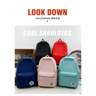 New Backpack Simple Large Capacity Backpack Men's and Women's Casual Japanese Junior High School Students Senior high school College Students Schoolbag