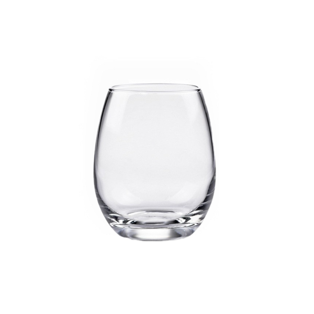 Huevo grueso en forma de taza de bebida fría taza de jugo de leche taza de bebida taza de cerveza taza de licores taza de vidrio impresión logotipo al por mayor