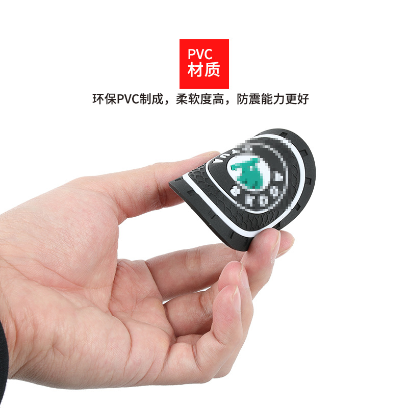 Car Water Cup Mat, Car Cup Holder Pad, Round Silicone Car Interior Accessory, Universal Car Logo Anti-Slip Cup Tray, Wholesale