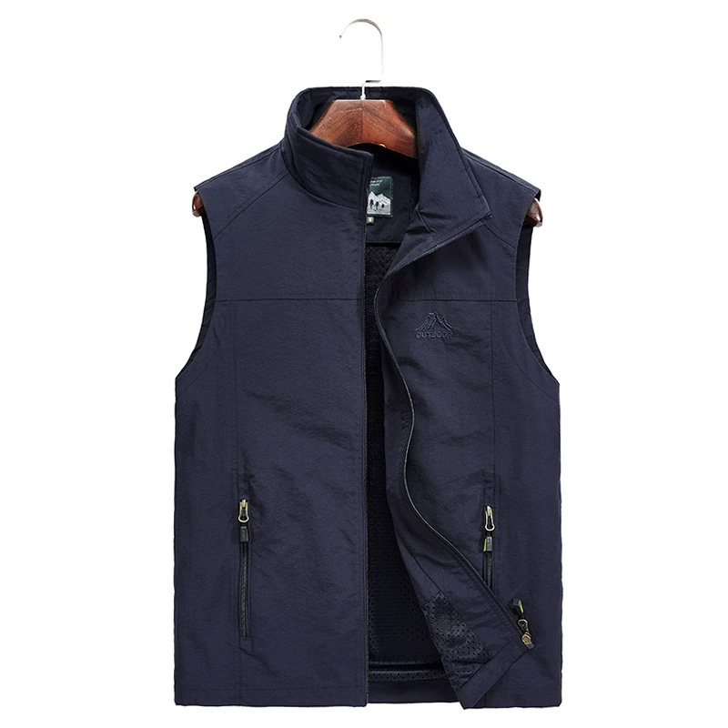 Трансграничный AliExpress весна и осень мужчины на открытом воздухе альпинистский жилет рыбалка фотография плечо повседневный конюшня быстрая сухая одежда