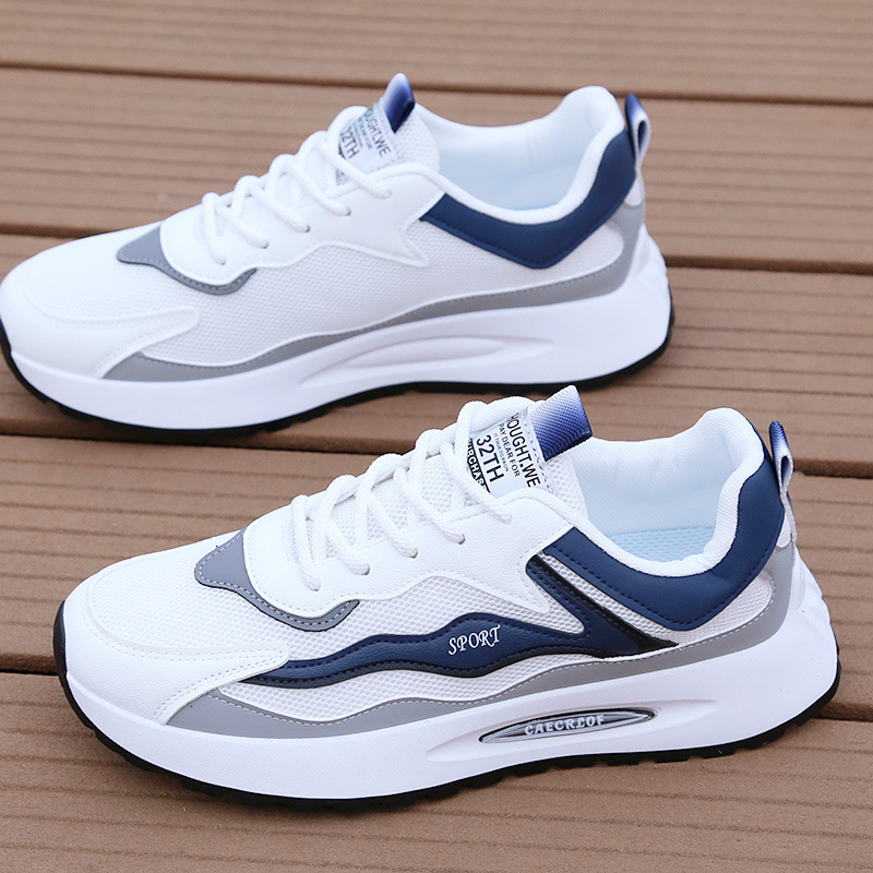 Zapatos de hombre, zapatos deportivos de otoño desodorantes y transpirables, zapatos de papá de todo fósforo, zapatos de red para estudiantes masculinos, zapatos para correr, zapatos casuales para hombres