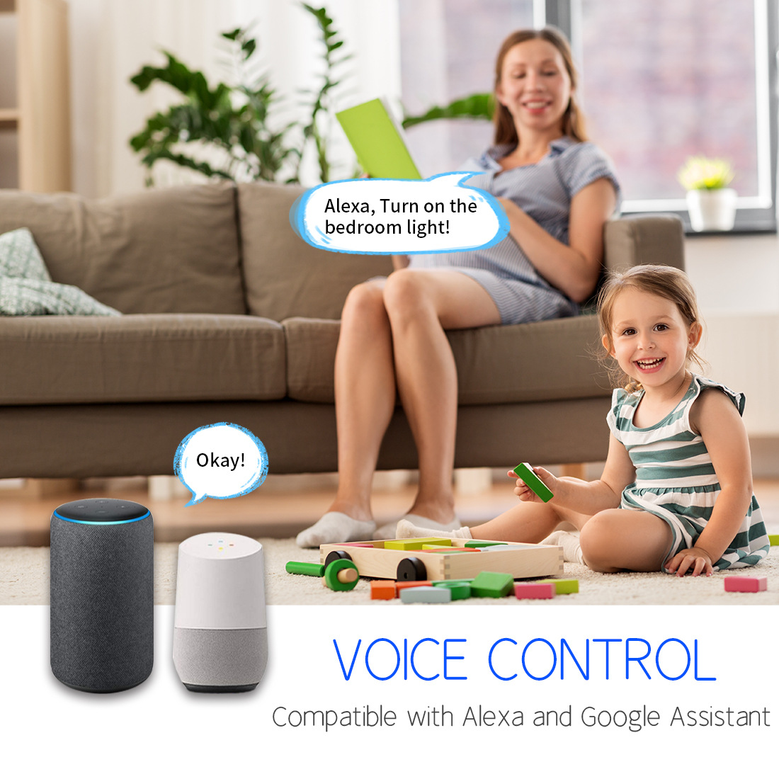 Tuya Akıllı Anahtar ABD/Avustralya Standardı Alexa Sesli Kontrol Tek Nötr Evrensel WiFi Akıllı Anahtar Paneli