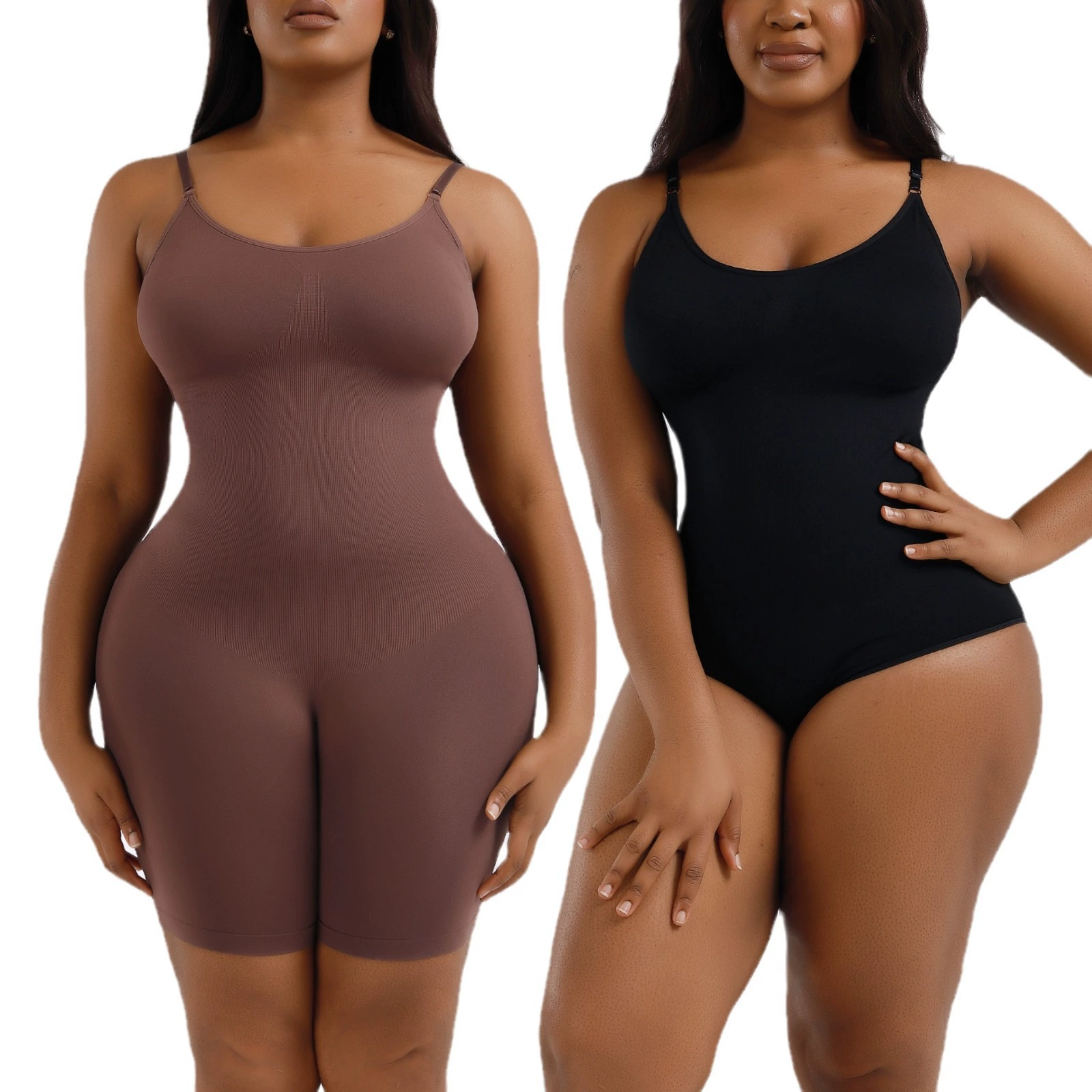 Постpartum Shapewear Bodysuit, European Style, Plus Size, Hip-Lifting Support
