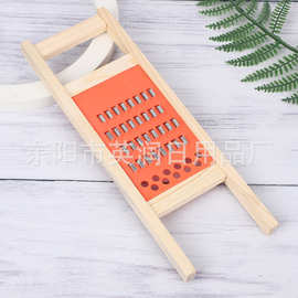 木头四腿切菜器收子擦子切片器一元两元百货批发擦丝器刨丝器收子