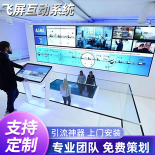 Flying Screen Interactive Linkage Screen Display File Work Screen Smart Exhibition Hall Demonstration Screen Manufacturer Supply