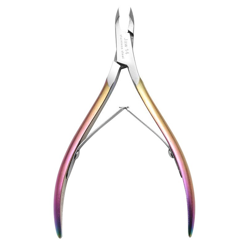 ベトナムのカラーカットしやすいチタンは、ネイルツール専門のステンレスD-07S/07aダブルフォークのデフレクションツールです。