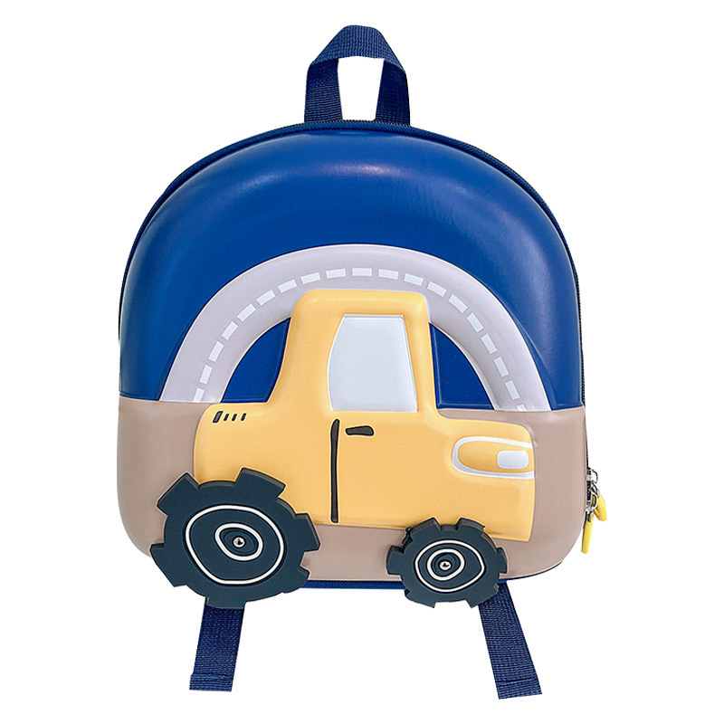 Nuevo jardín de infantes mochila animada encantadora mochila de coches mochila de almuerzo mini mochila de bebé