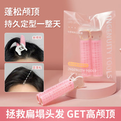 Gemon Puffy Curly Hair Clips, Traceless Hairpins, Root-Lifting Rollers for High-Volume Crowning the Crown, and Side-Swept Hair Clips to Secure Bangs