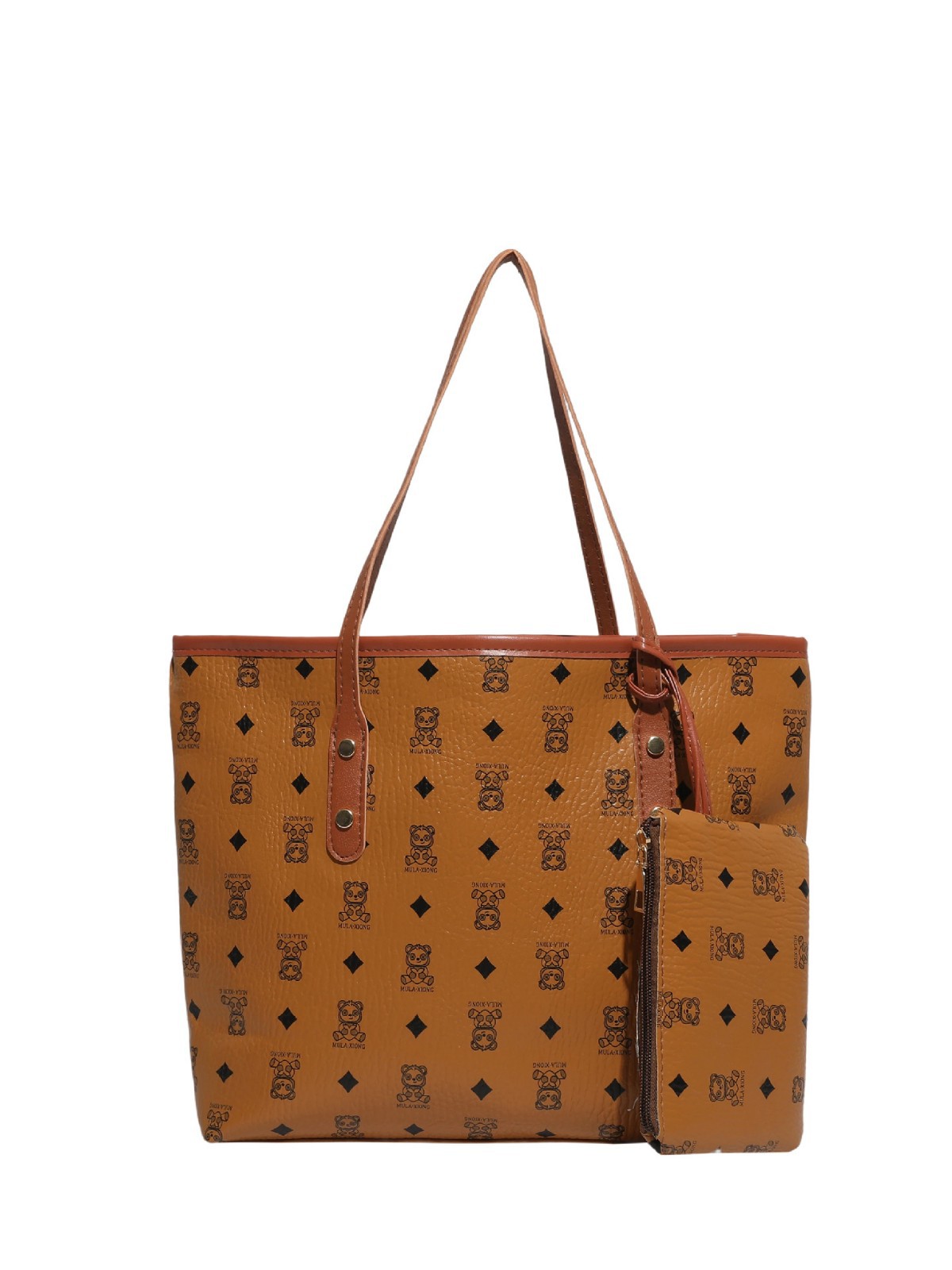 Bolsa de impresión retro para mujeres 2026 nuevo bolso de hombro de gran capacidad de moda de dos piezas bolso de viaje image 6