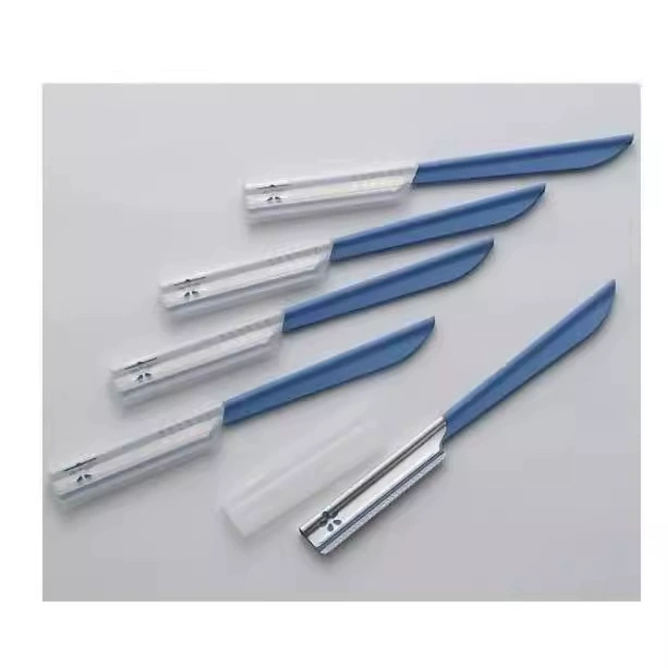 Import golden green razor for face for eyebrows