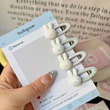 可爱米菲发夹椭圆镂空米菲夹ins风学生闺蜜情侣少女精致甜美发夹