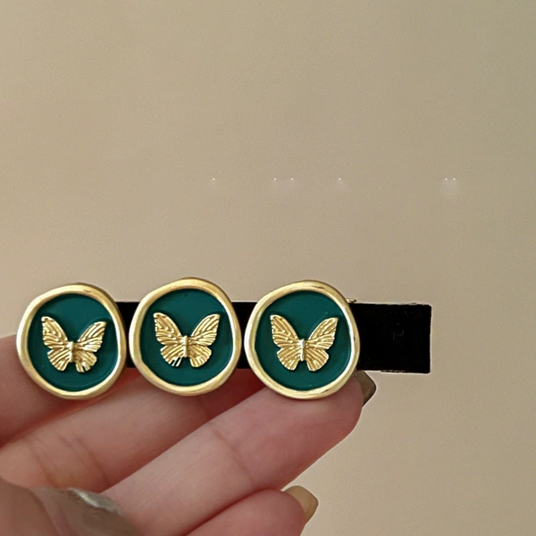 Green Bottom-Golden Butterfly