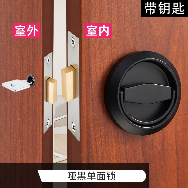 Cerradura de puerta invisible cerradura oculta cerradura de fondo pared deslizante cerradura de puerta doble gancho cerradura de puerta cerradura de acero inoxidable 304