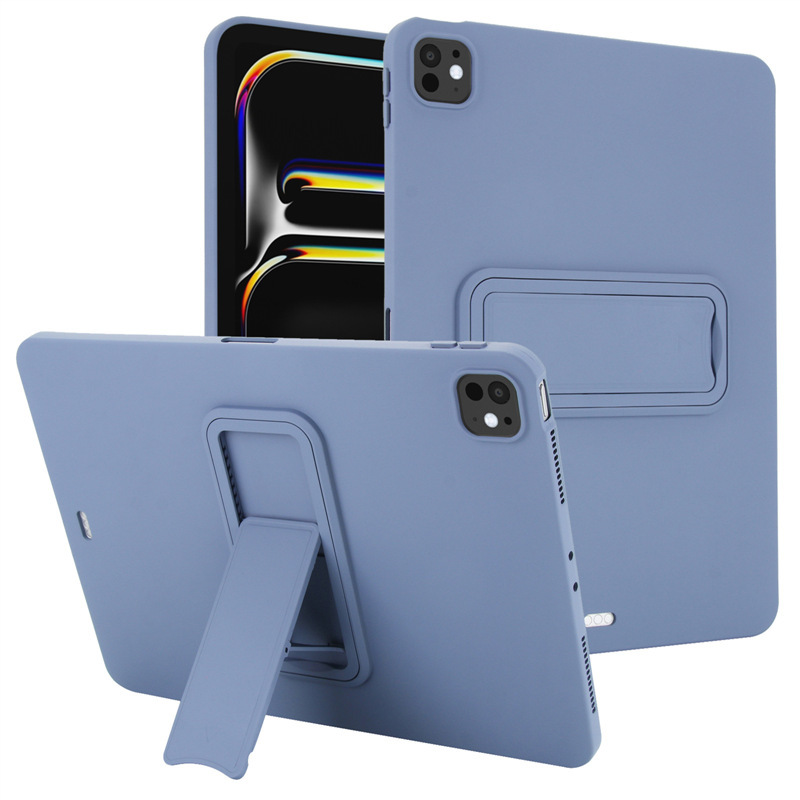 Suitable for iPad A16 Protective Case Pro 11inch Silicone Skin-Feel Air56 Bracket 10.2 Anti-Fall Soft Shell Mini7