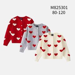 ins2025 新しい女の赤ちゃん多用途ベビー 1-5 歳カーディガン綿糸ニットセーターセーターカーディガンジャケットトレンディ