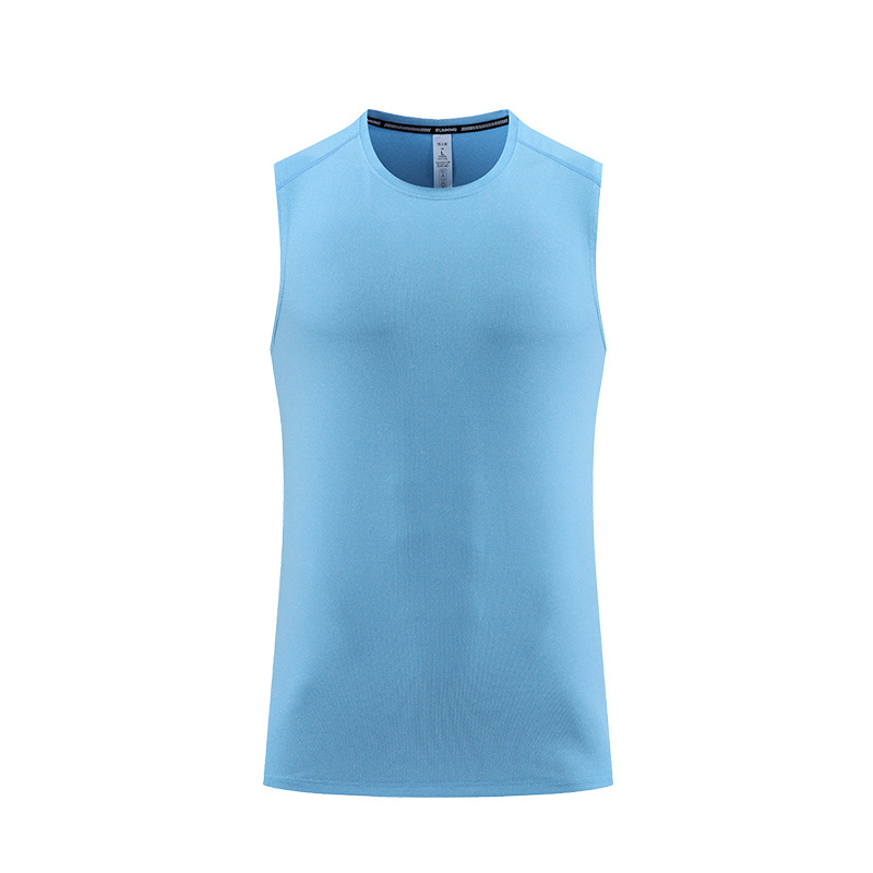 Verano nuevos deportes de secado rápido Chaleco de los hombres que absorbe la humedad sin mangas suelto ligero entrenamiento de fitness correr chaleco