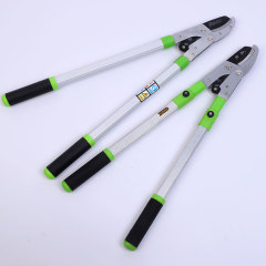 Gardening tool manganese steel blade labor-saving thick branch scissors fruit tree telescopic high branch shears Big Man thick branch scissors wholesale