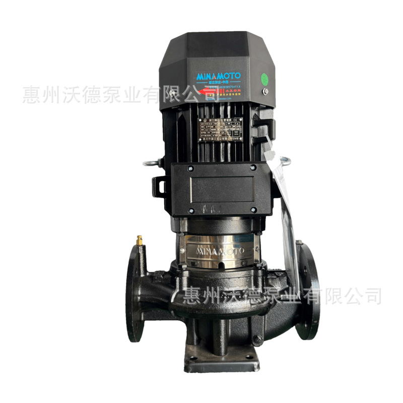 源立GD立式管道泵GD(3)50-17单级离心泵1.5KW冷水热水循环变频