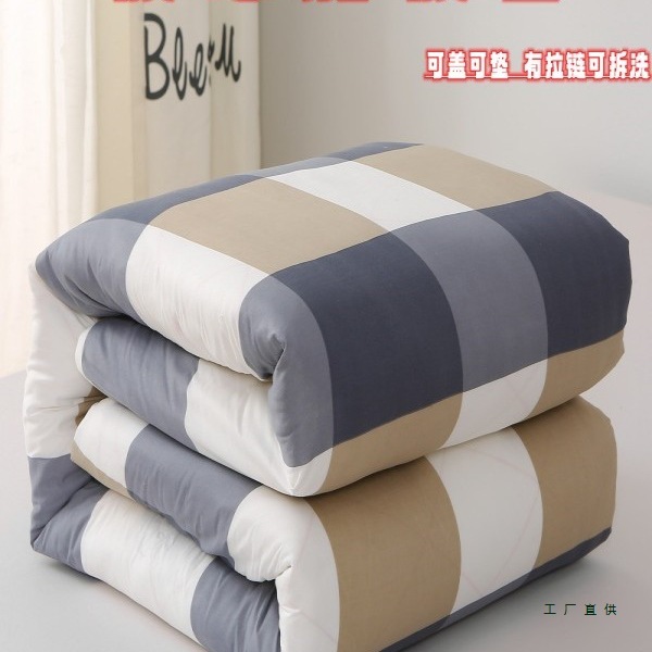 Quilt Cotton Batting Student Dormitory Quilt Pad Thickeneded Mattress Single Warm Winter Quilt Mattress Double Spring & Fall Quilt Core