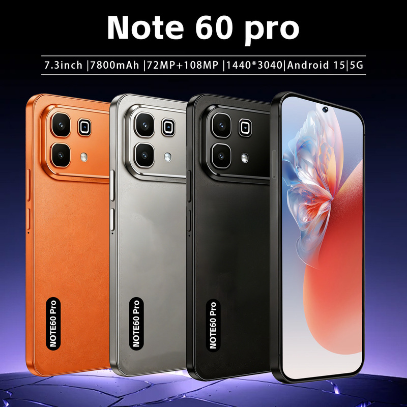 Cross-Border New Product Smartphone Note 60 Pro, Hot-Selling Model with 16+1t Large Memory and Large Screen, Direct from the Manufacturer Cross-Border New Product Smartphone Note 60 Pro, Hot-Selling Model with 16+1t Large Memory and Large Screen, Direct from the Manufacturer