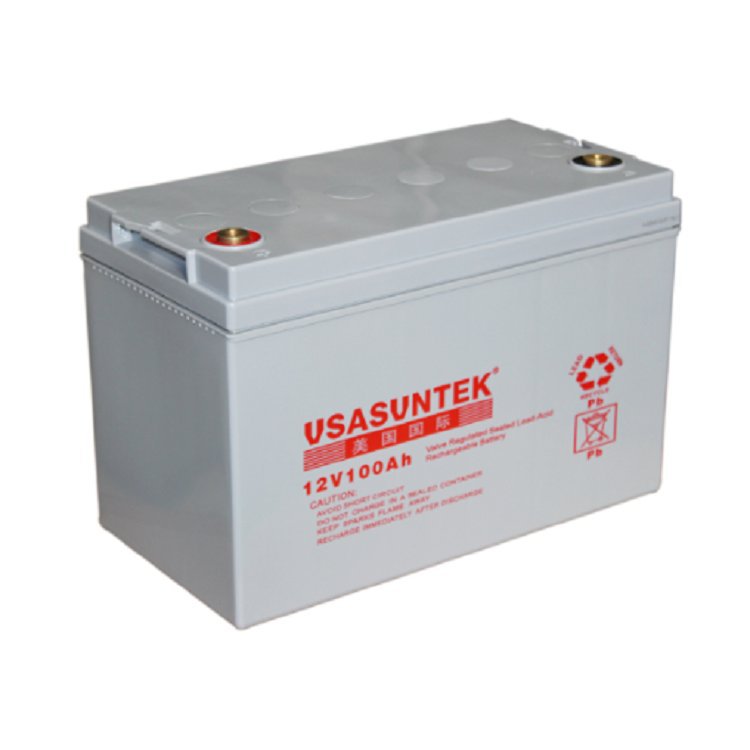 美国USASUNTEK国际蓄电池UD100-12 绿色环保电瓶 消防EPS不间断电